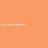 Harte Papier-Badehose