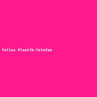 Tolles Plastik-Telefon
