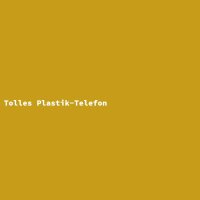 Tolles Plastik-Telefon